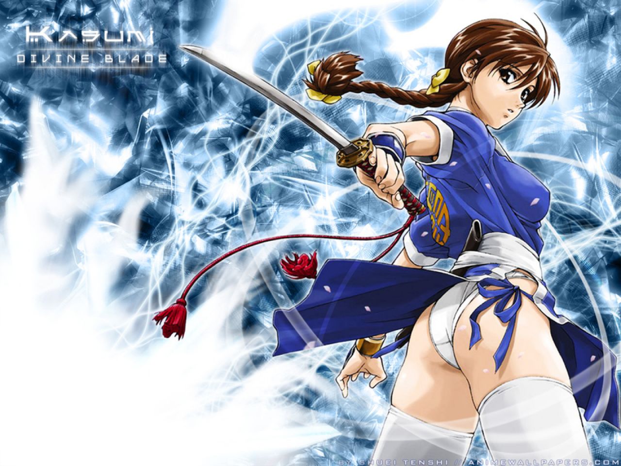 Kasumi - Dead Or Alive Kasumi Anime , HD Wallpaper & Backgrounds