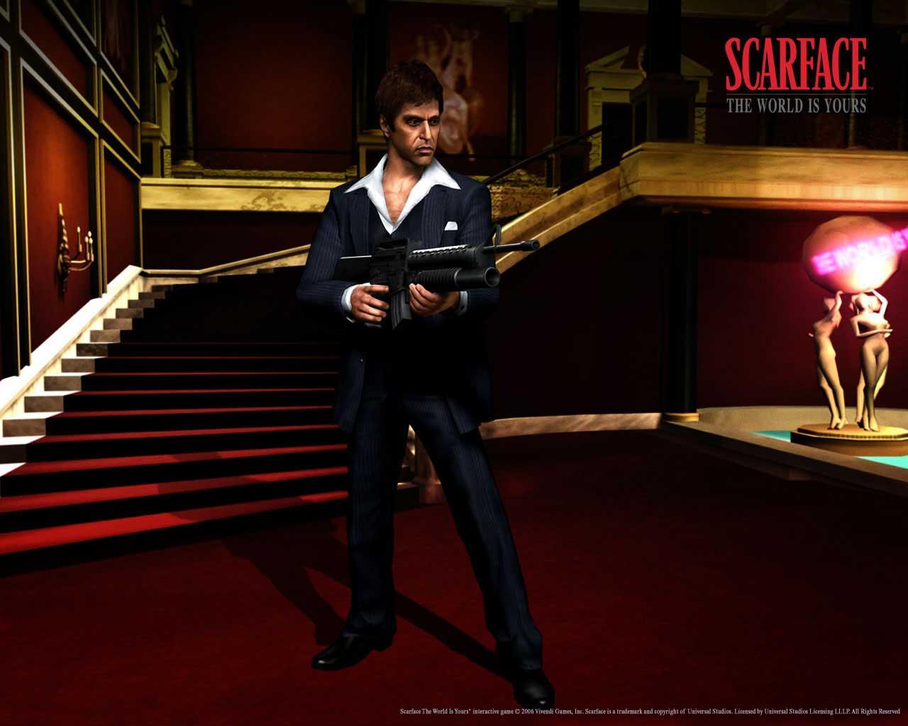 Game Wallpapers - Scarface The World Is Yours Tony Montana , HD Wallpaper & Backgrounds