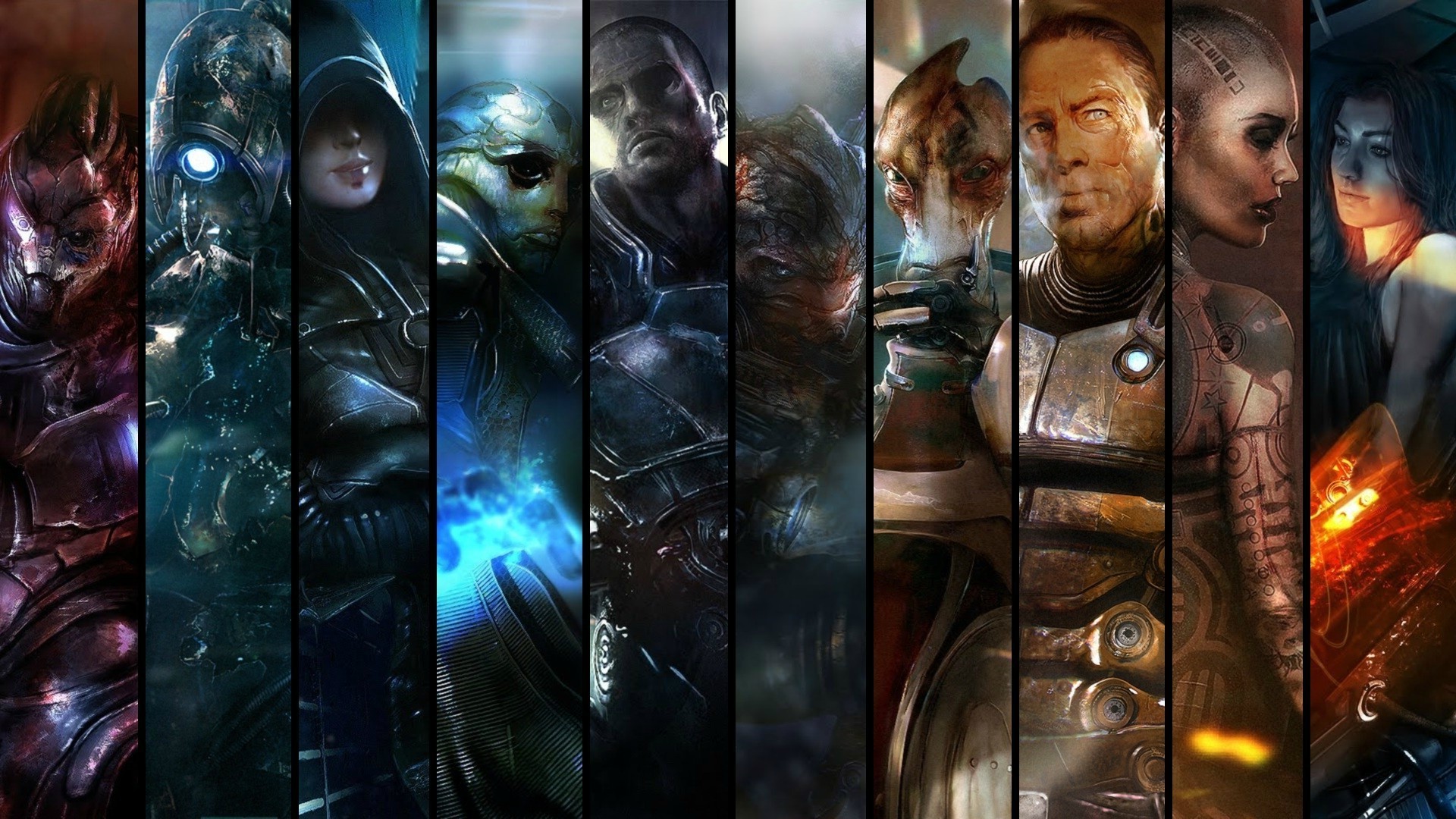 Pc Gaming, Mass Effect, Miranda Lawson, Jack, Zaeed - Mass Effect 2 Wallpaper Hd , HD Wallpaper & Backgrounds