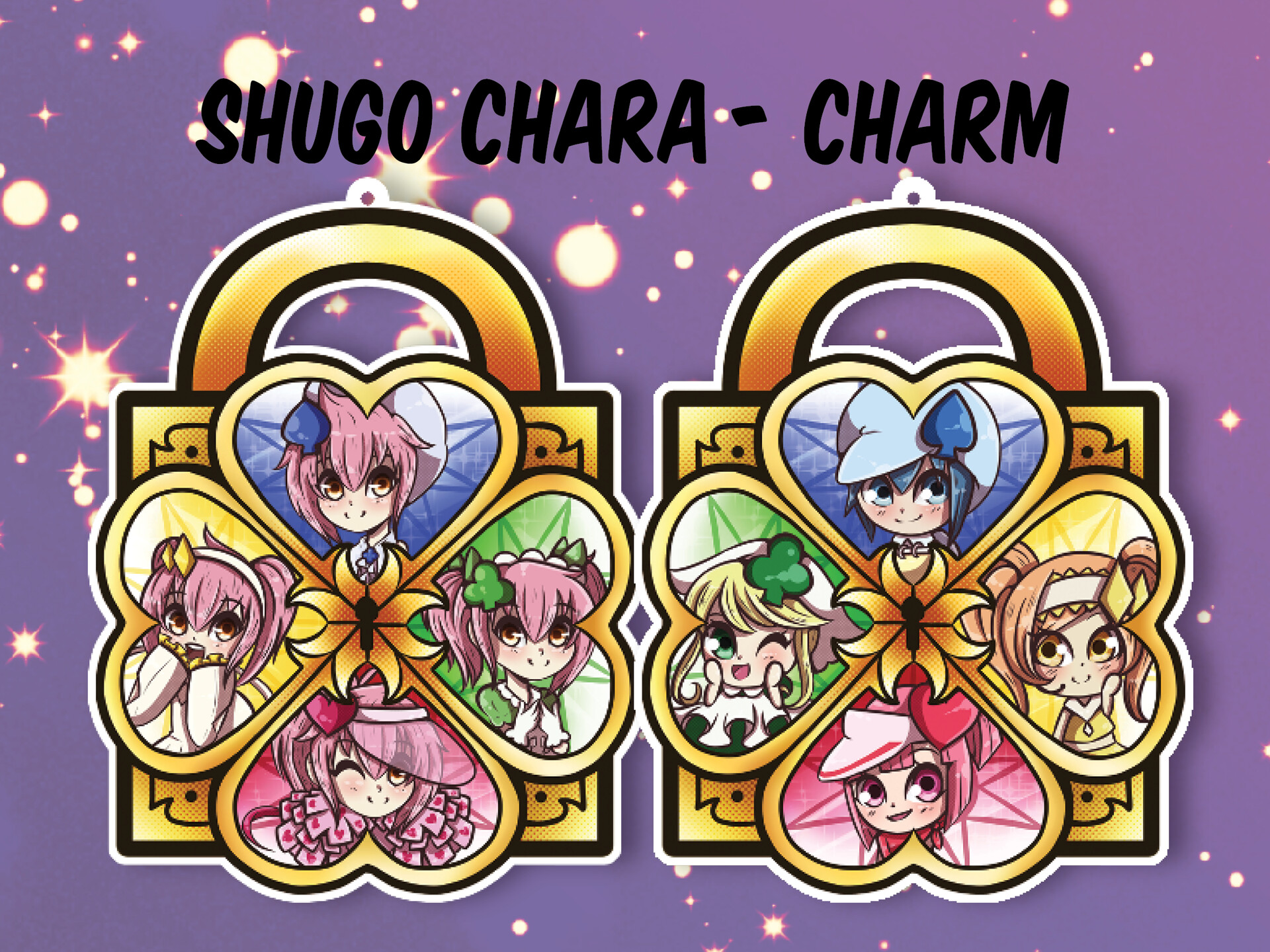 Shugo Chara Charm - Illustration , HD Wallpaper & Backgrounds