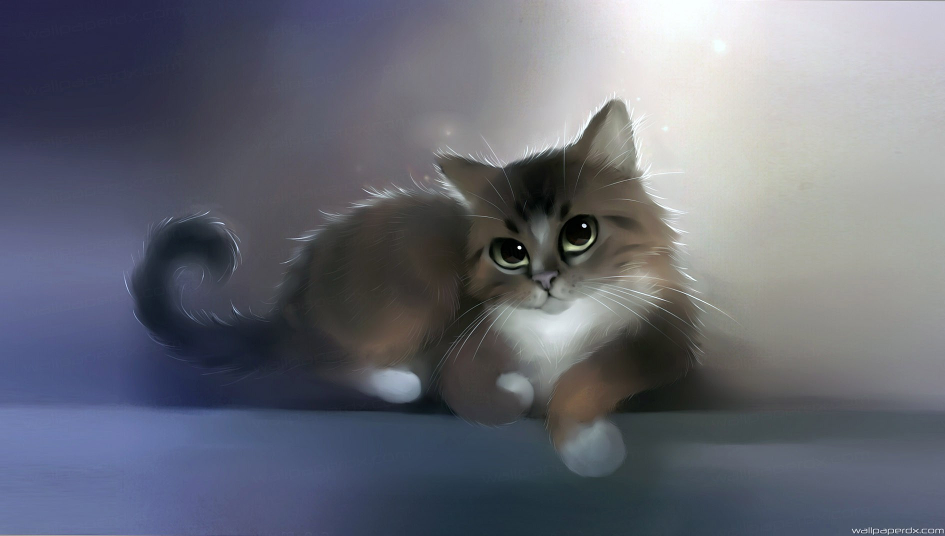 Download Cat Apofiss Drawing Cute Cat Hd Background