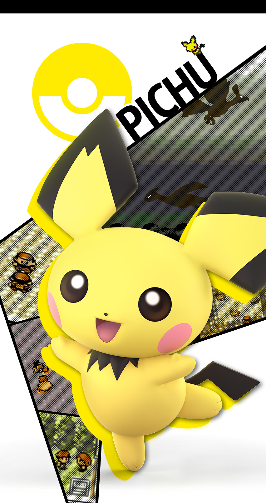 19 Pichu - Super Smash Bros Ultimate Pokemon , HD Wallpaper & Backgrounds