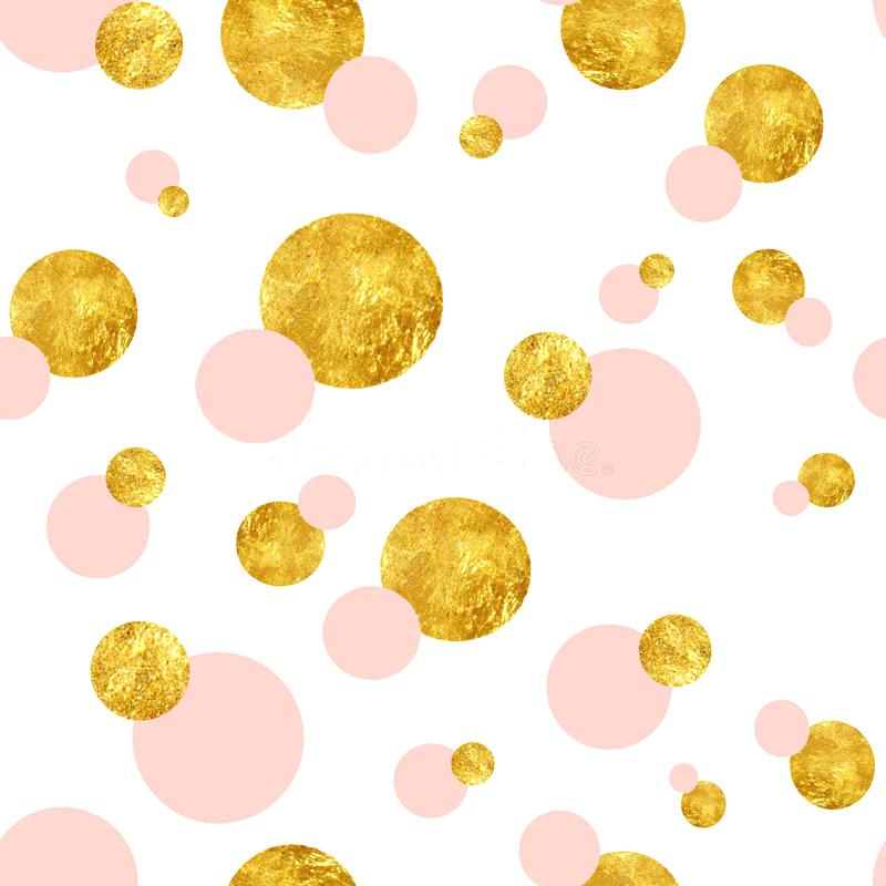 Wallpaper - Pink Gold Polka Dots , HD Wallpaper & Backgrounds
