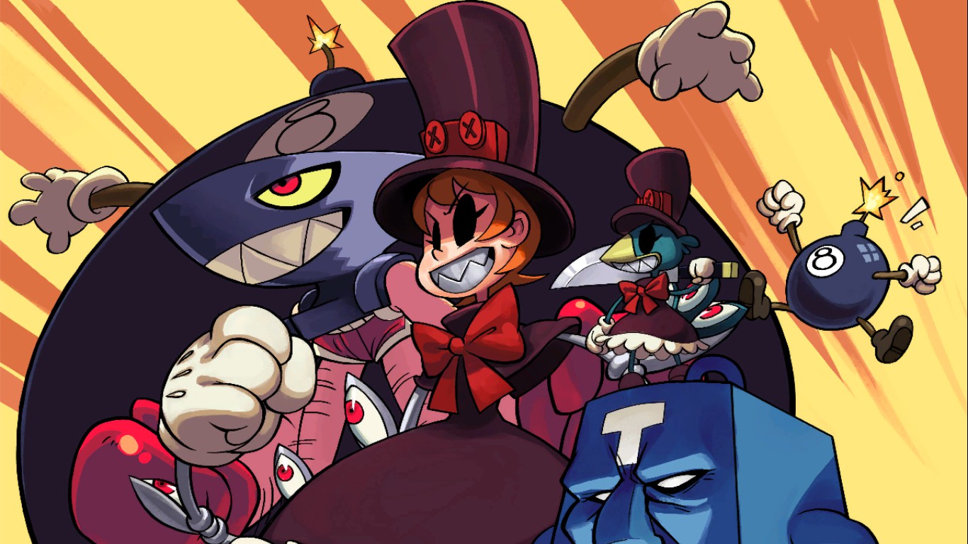 Skullgirls Hd Wallpaper - Peacock Skullgirls , HD Wallpaper & Backgrounds