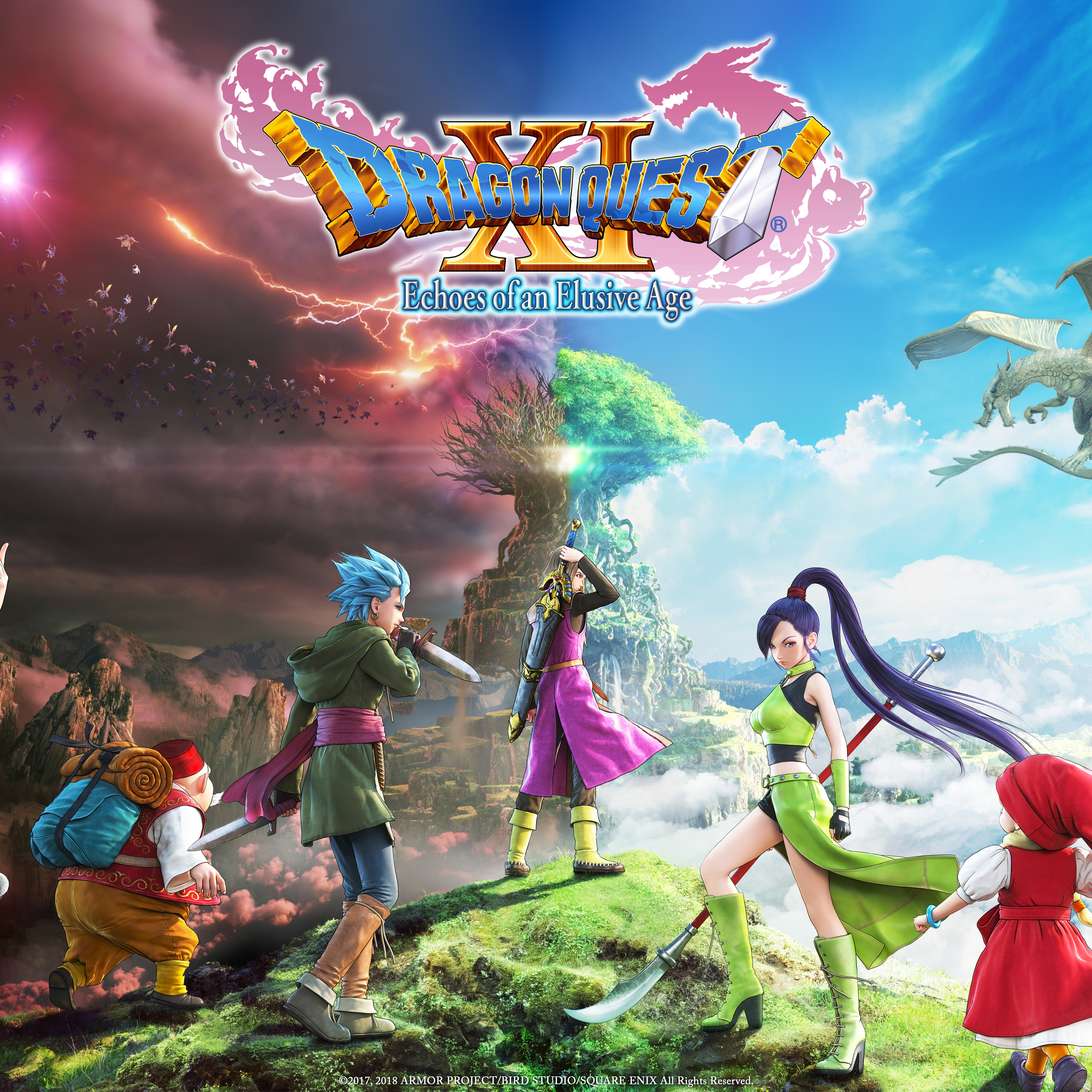 Dragon Quest Xi 8k Hm - Dragon Quest Xi Echoes Of An Elusive Age , HD Wallpaper & Backgrounds