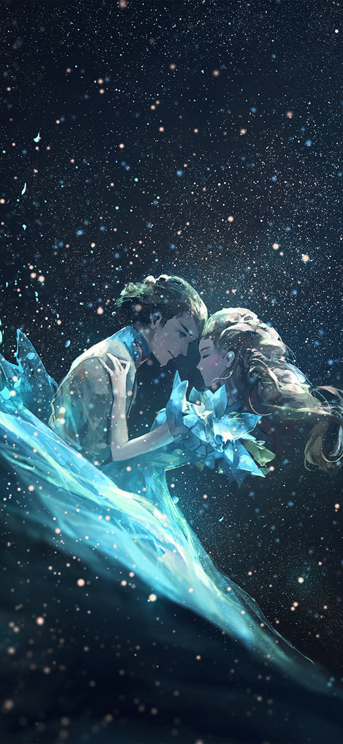 Av44 Anime Kiss Love Green Girl Boy Illustration Art Lovely Av44 Anime Kiss Love Green Girl Boy Illustration Art Lovely