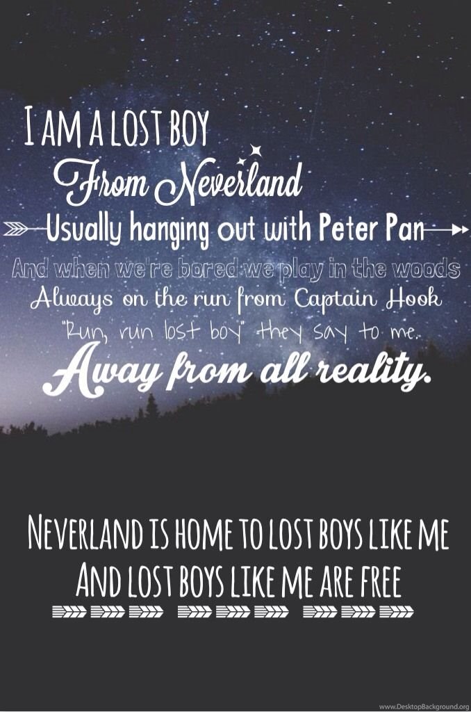 Peter Pan Quote Iphone Wallpapers Https , HD Wallpaper & Backgrounds