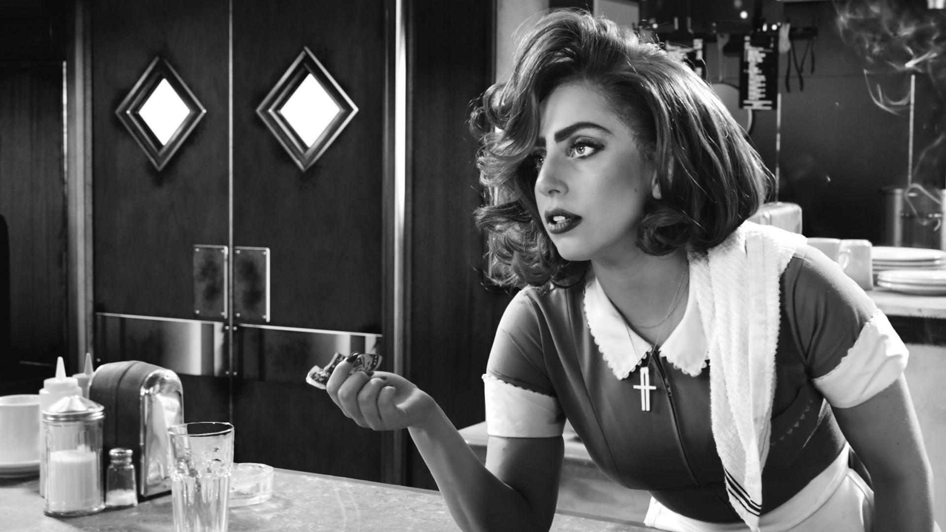 Sin City A Dame To Kill For Comics Vintage Black And - Lady Gaga , HD Wallpaper & Backgrounds