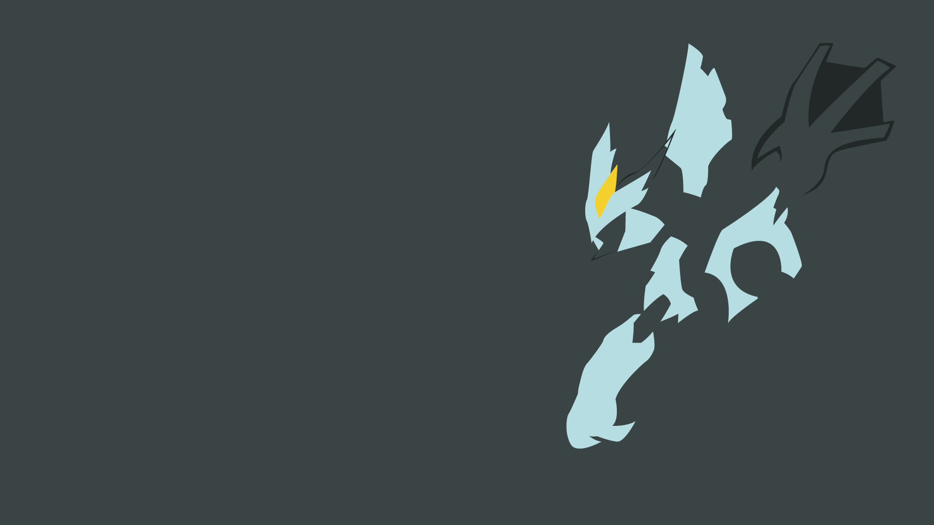 Zekrom Wallpapers, New Zekrom Wallpapers - Minimalist Kyurem , HD Wallpaper & Backgrounds