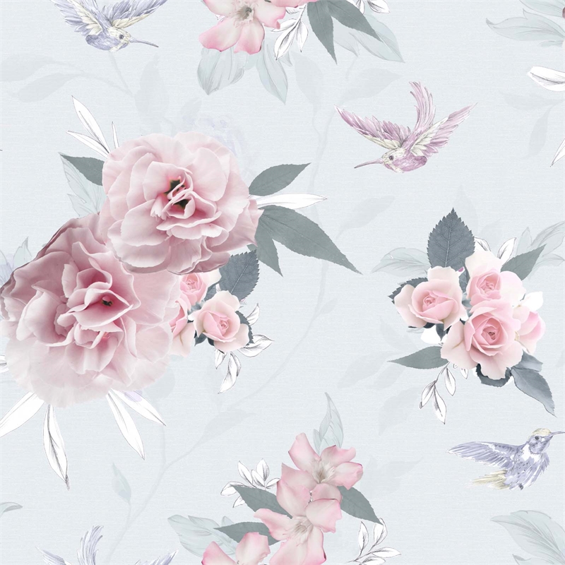 Fresco Photographic Illustrative Floral Wallpaper - Garden Roses , HD Wallpaper & Backgrounds