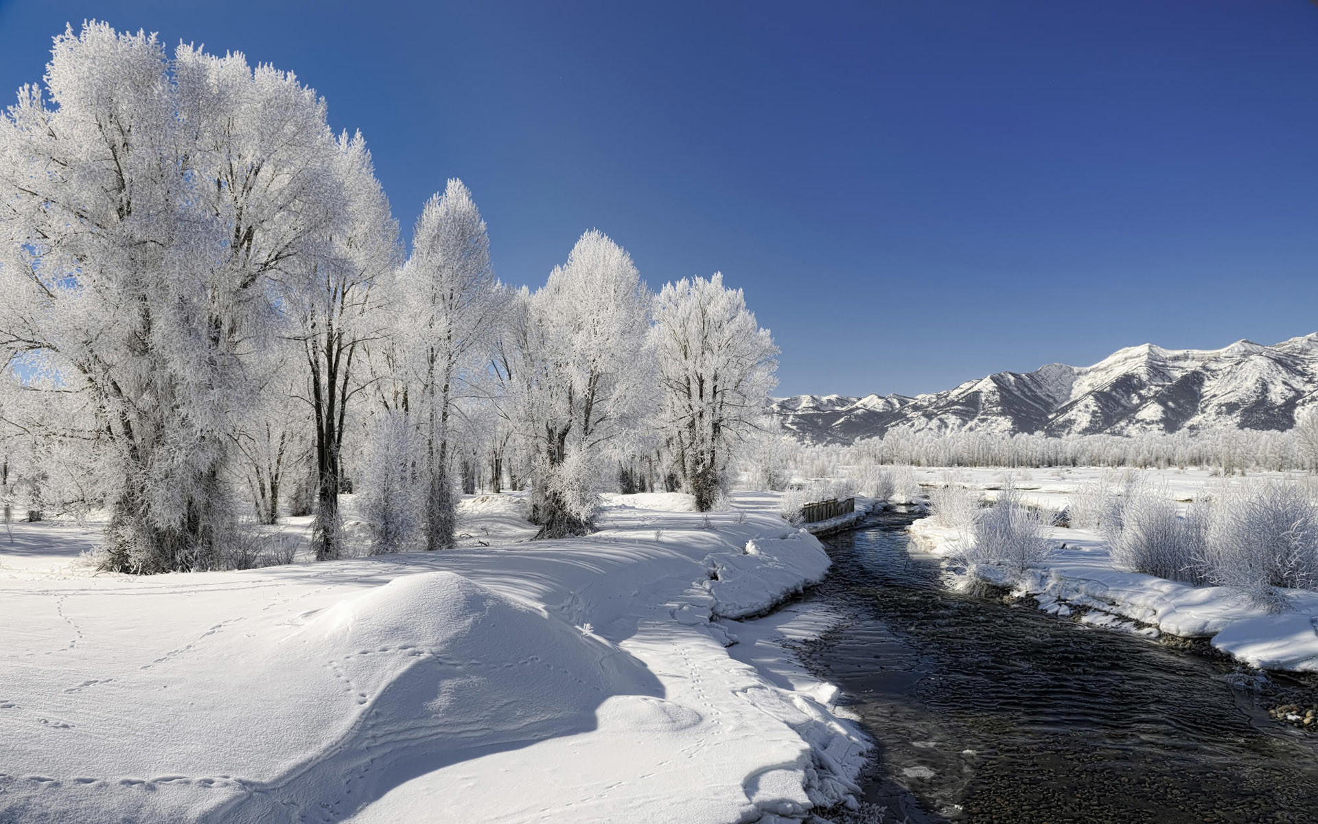 Cabin Desktop Wallpaper - Beautiful Nature Winter , HD Wallpaper & Backgrounds