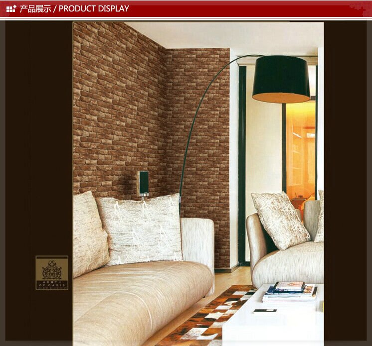 Simulation Brick Storefront Renovation Bar Pvc Wallpaper - Interior Design , HD Wallpaper & Backgrounds