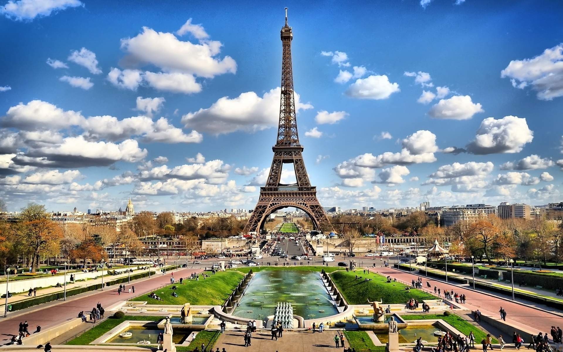Eiffel Tower In Paris World Miracle Best Wallpapers - Eiffel Tower , HD Wallpaper & Backgrounds