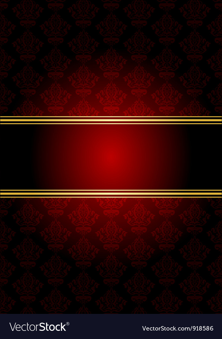 Red Gold Wallpaper Vector Image - Red & Gold , HD Wallpaper & Backgrounds