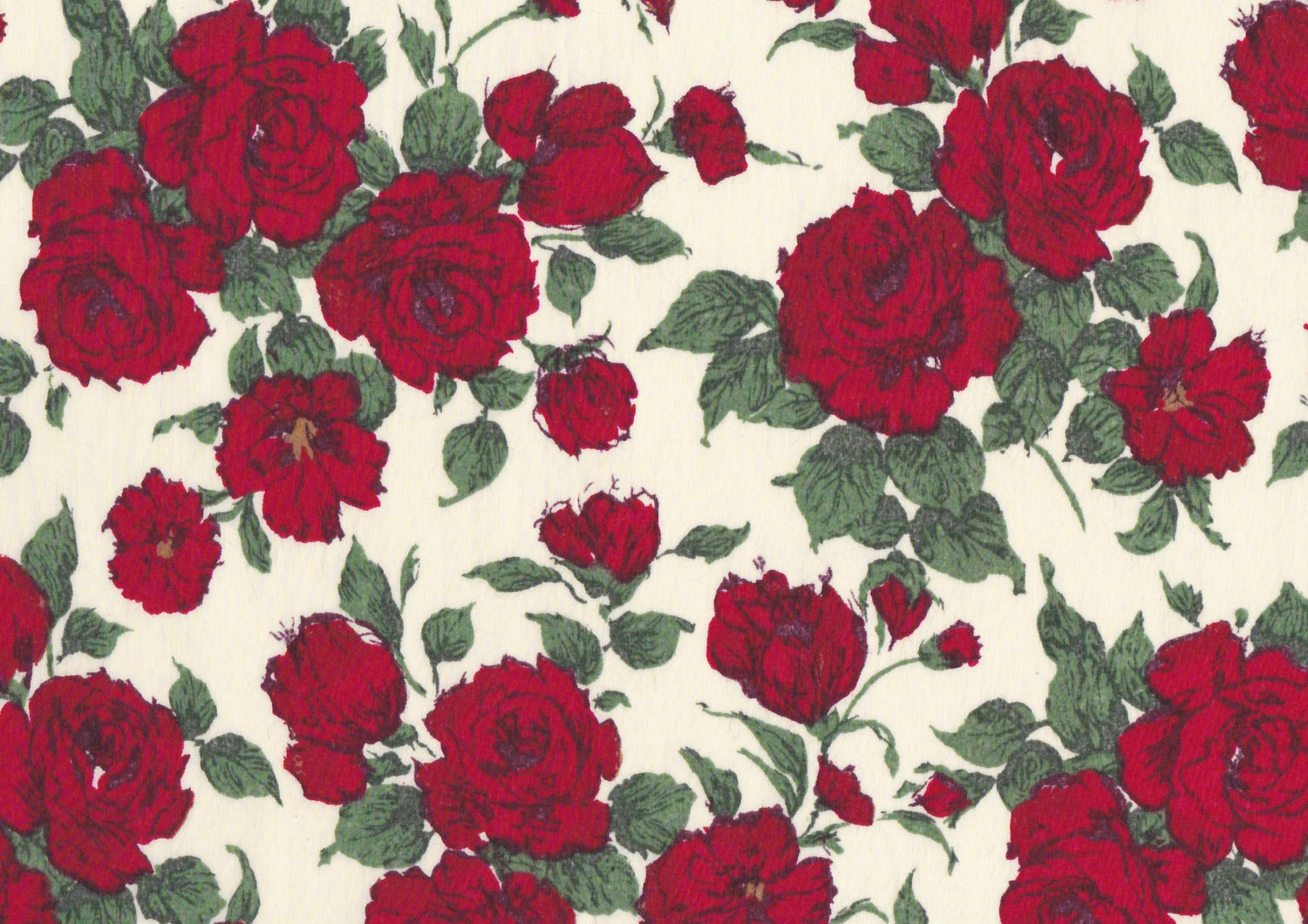 Floral Wallpaper Amazing Style Sixka Floral Print Wallpapers - Red Rose Floral Print , HD Wallpaper & Backgrounds