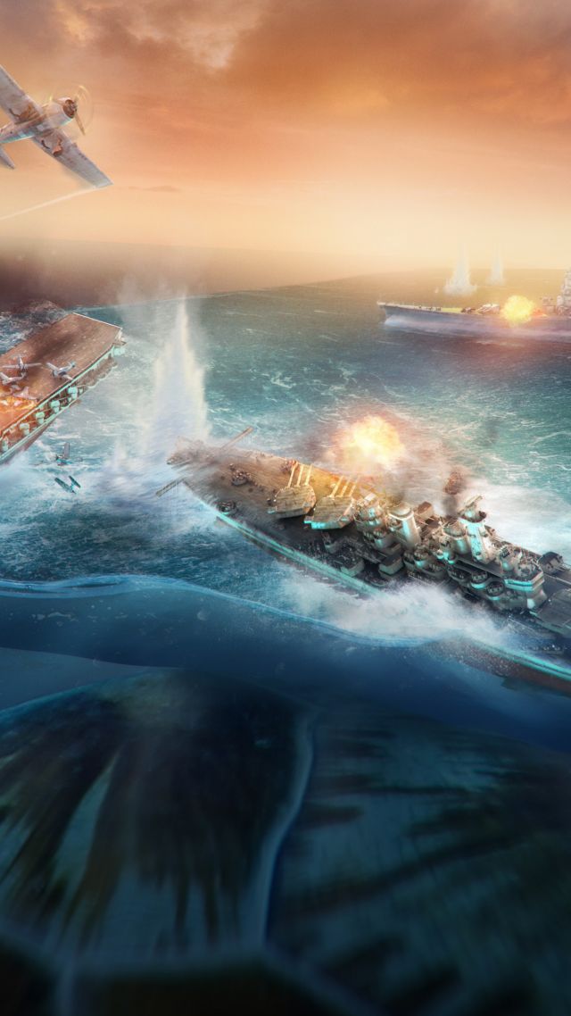 Wallpaper World Of Warships Game Mmorpg Simulator Ultra Hd 4k 152319 Backgrounds - World Best 4k Wallpaper For Mobile