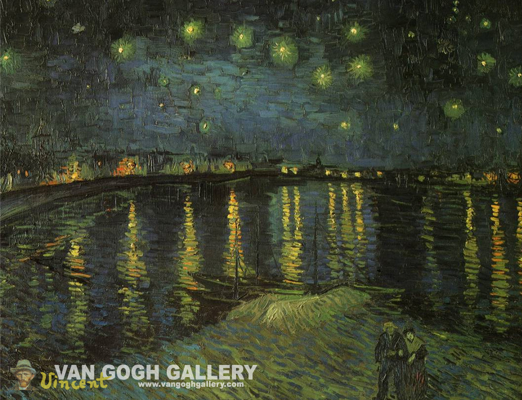 Just Click On The Image To Start The Download Starry - Vincent Van Gogh , HD Wallpaper & Backgrounds