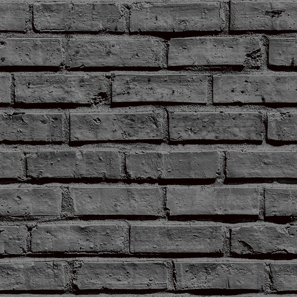 Arthouse Rustic Grey Brick Effect Unpasted Wallpaper - Brick Wall Paper , HD Wallpaper & Backgrounds