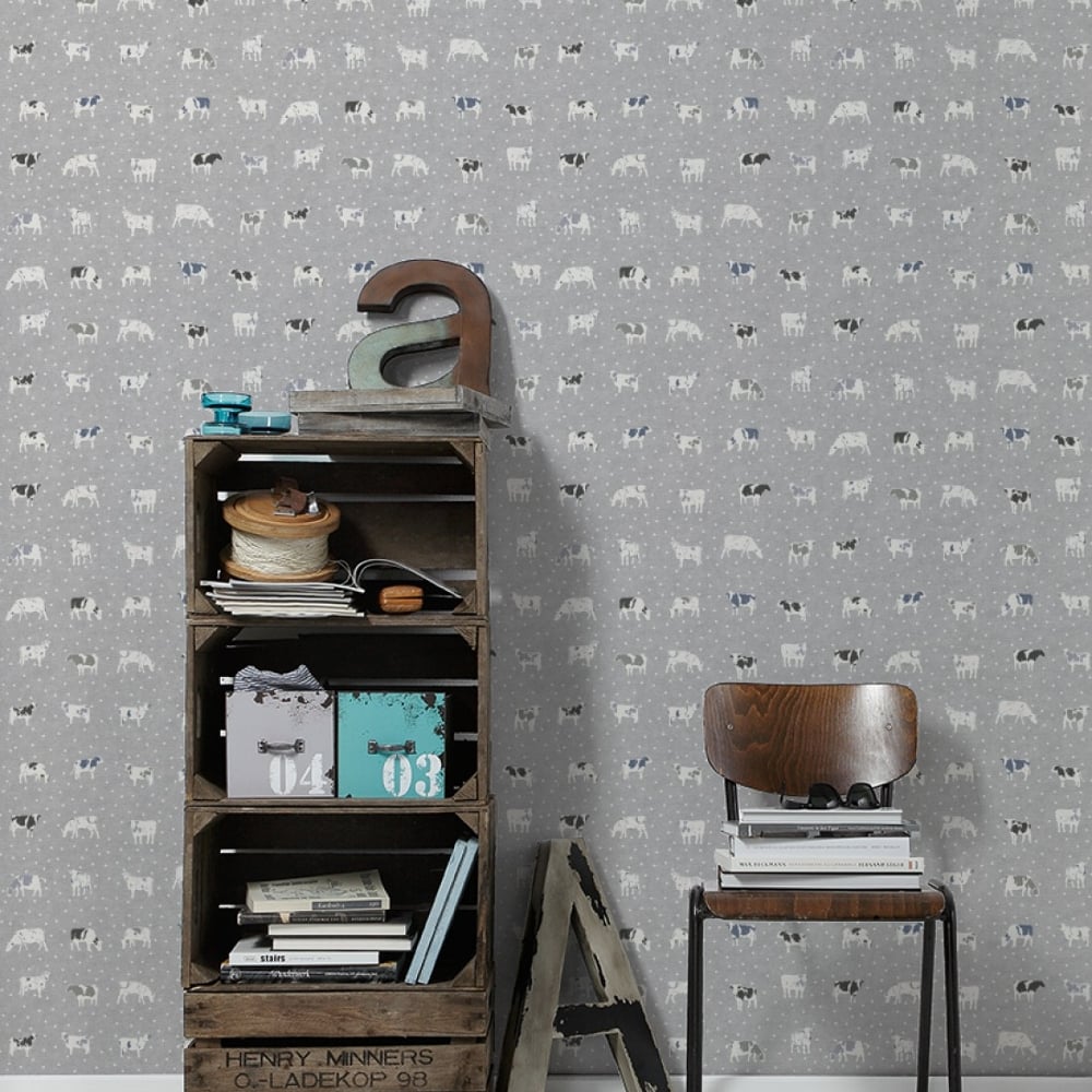 As Creation Cow Pattern Kitchen Wallpaper Polka Dot - Creation New Look , HD Wallpaper & Backgrounds