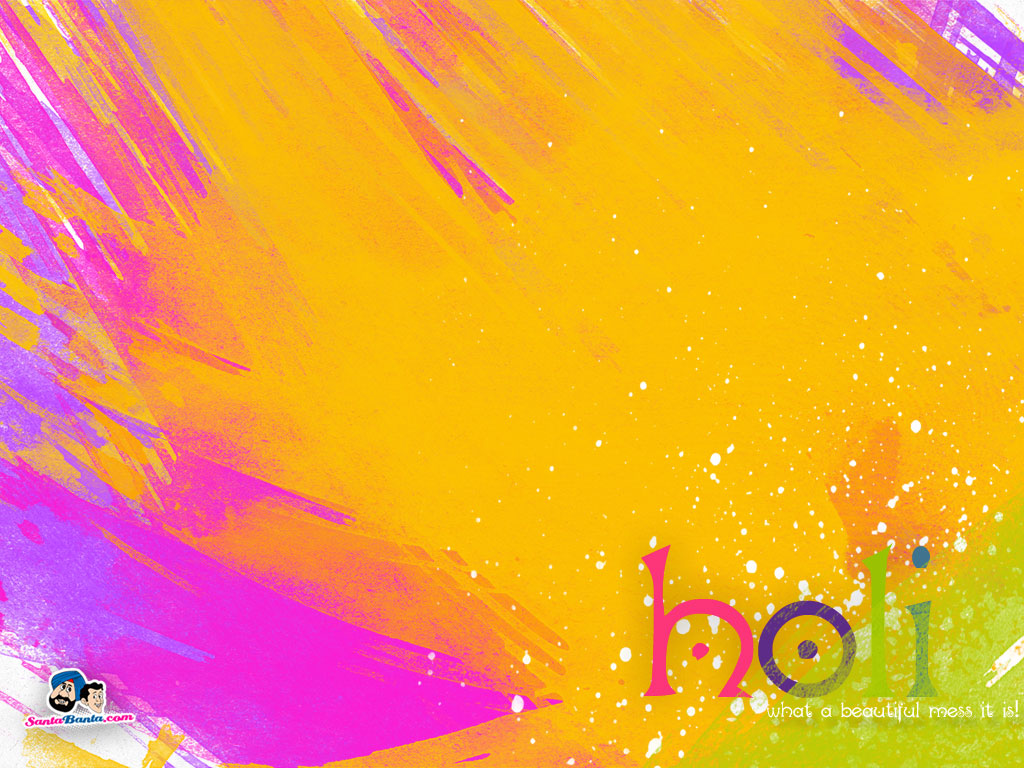 Holi - Background For Holi Poster , HD Wallpaper & Backgrounds