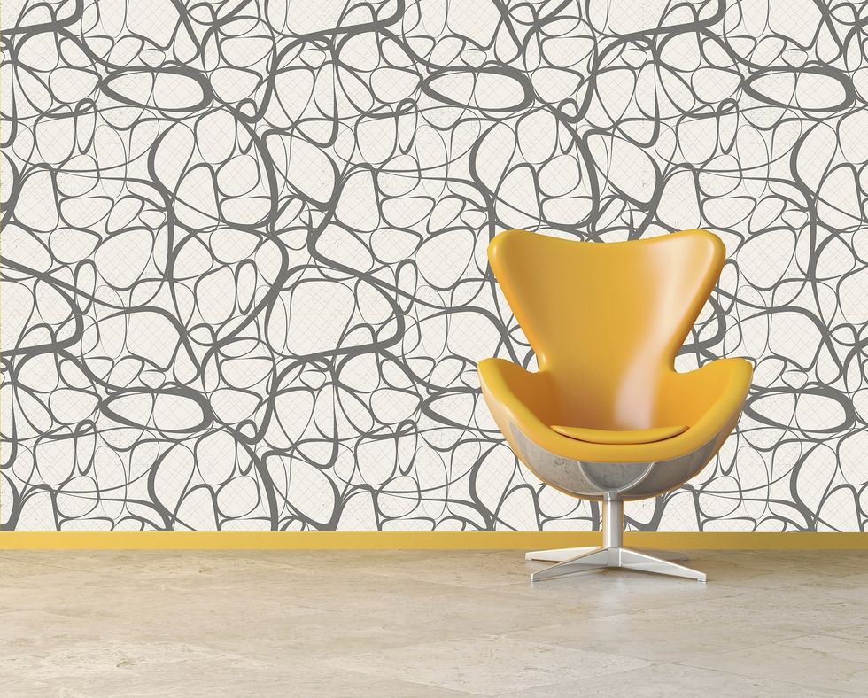 Mid Century Modern Wallpaper White - Chair , HD Wallpaper & Backgrounds