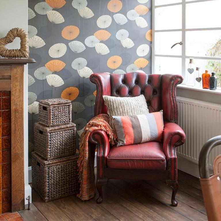 Modern Wallpaper Design - Arm Chair In Room , HD Wallpaper & Backgrounds