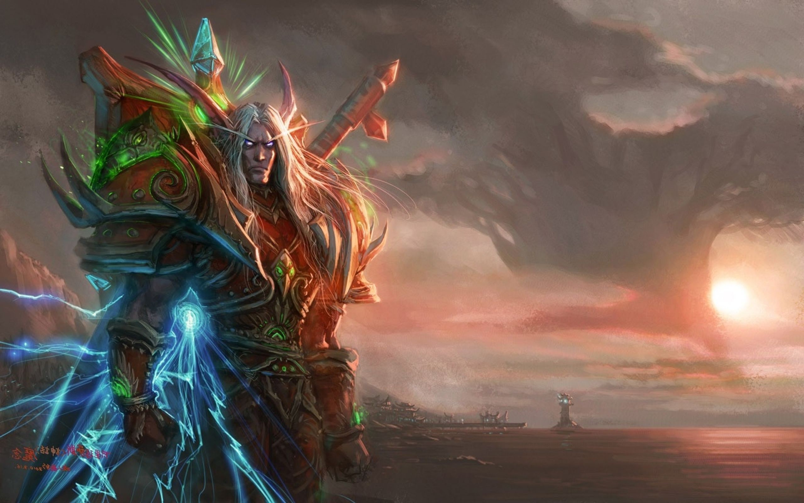 Wow Blood Elf Paladin Hd Wallpaper World Of Warcraft - Wow Blood Elf , HD Wallpaper & Backgrounds