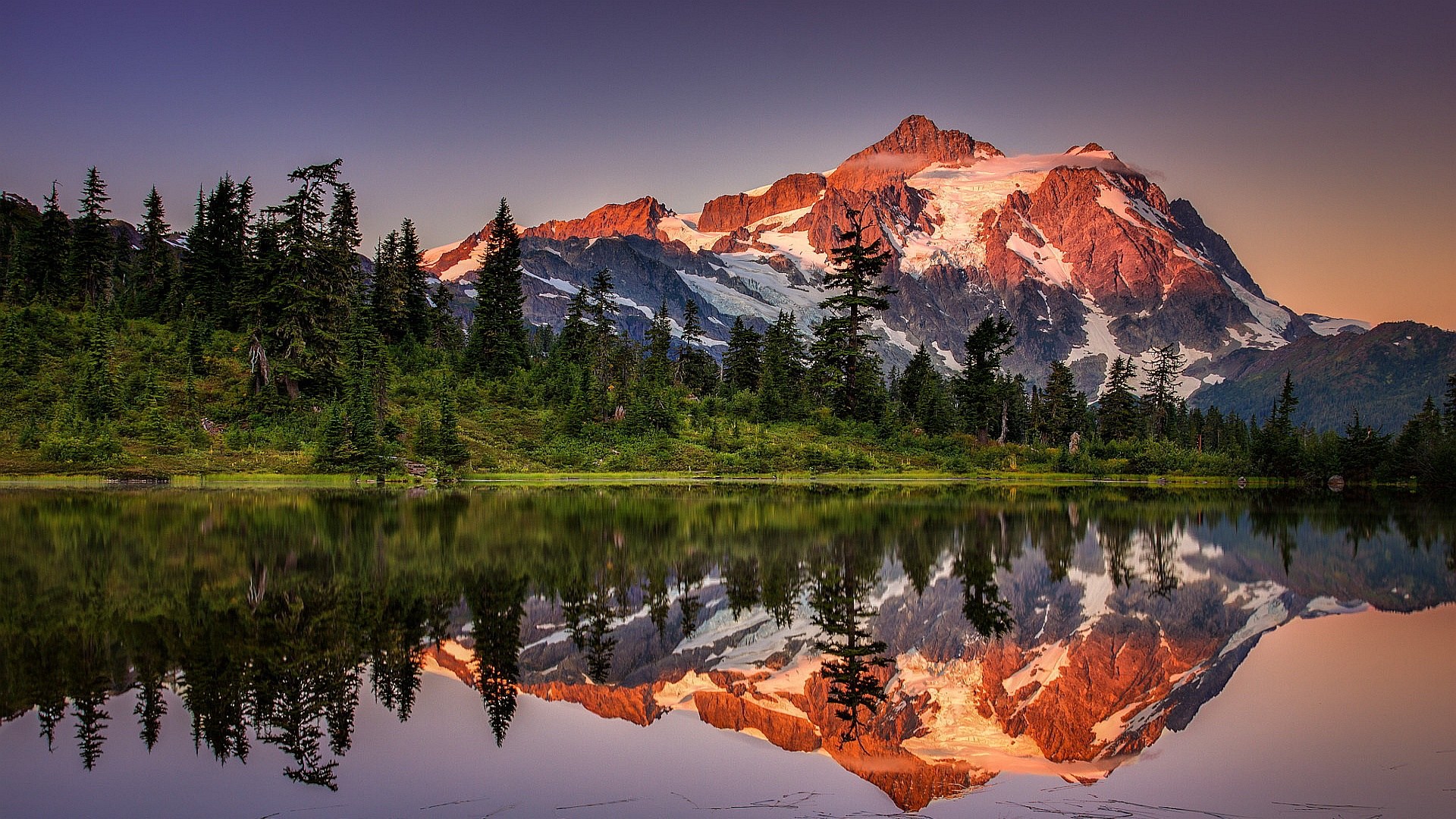 North Cascades National Park, Mount Shuksan , HD Wallpaper & Backgrounds