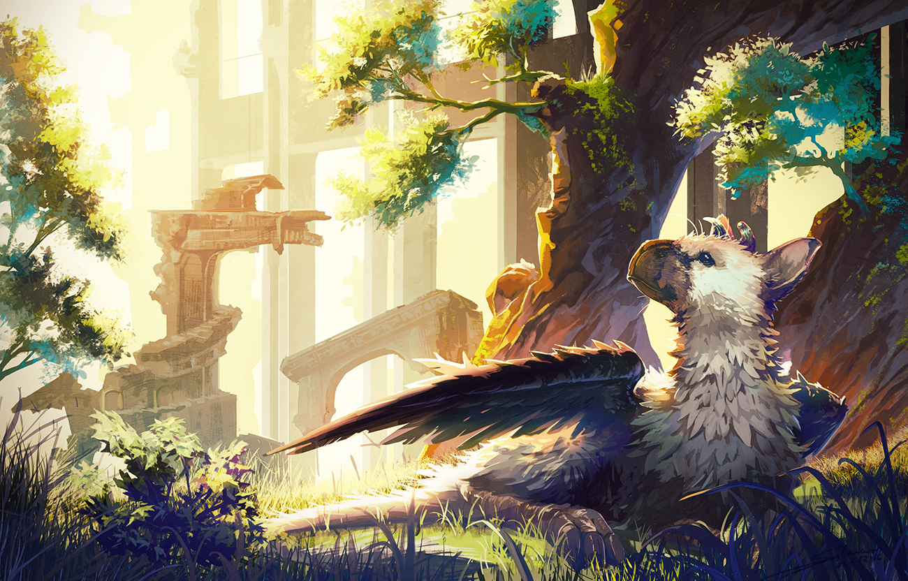 The Last Guardian Trico Wallpaper Background For Laptop - Last Guardian , HD Wallpaper & Backgrounds