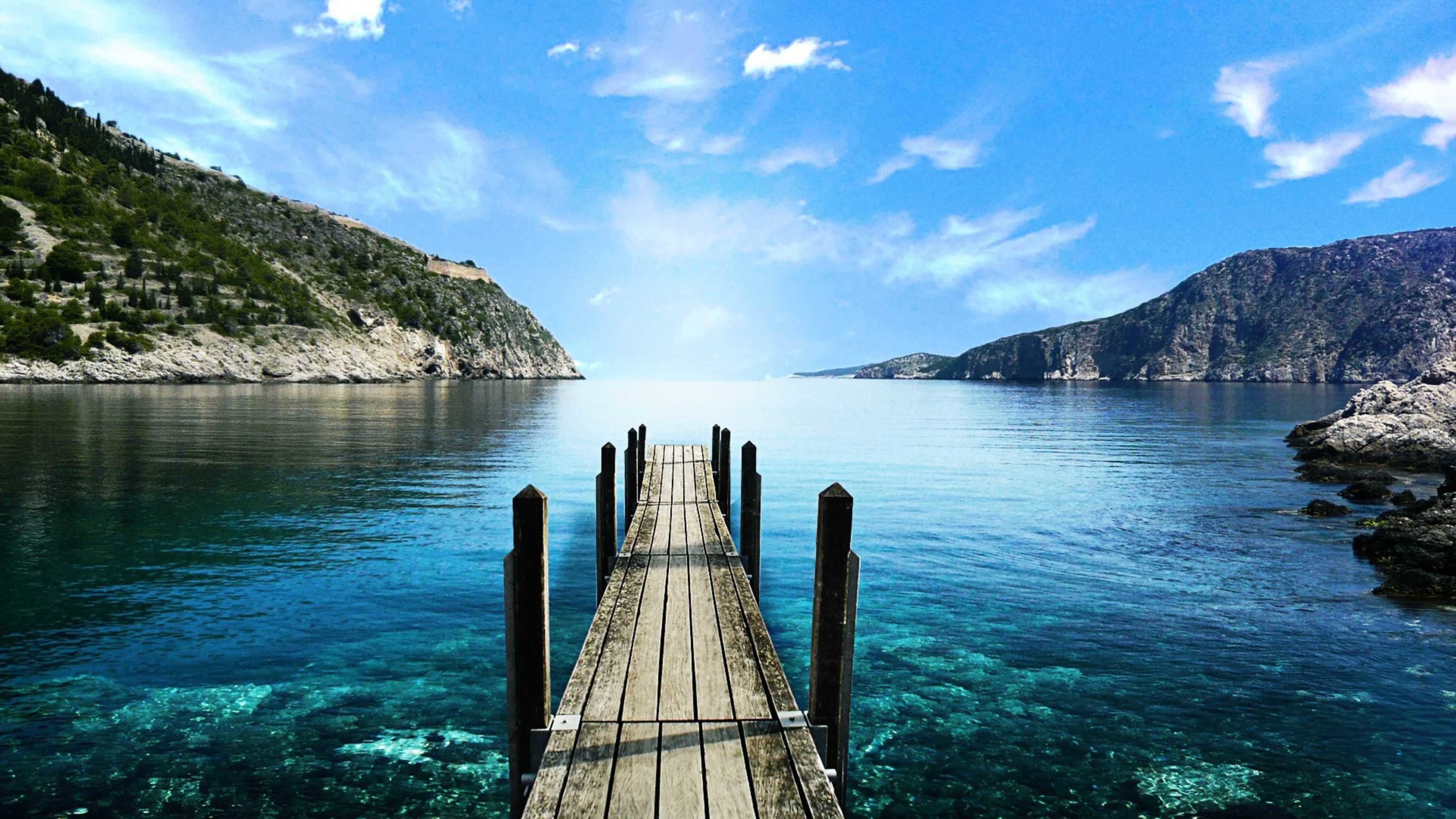 4k Nature Wallpaper - Kefalonia (#155759) HD Wallpaper & Backgrounds Download