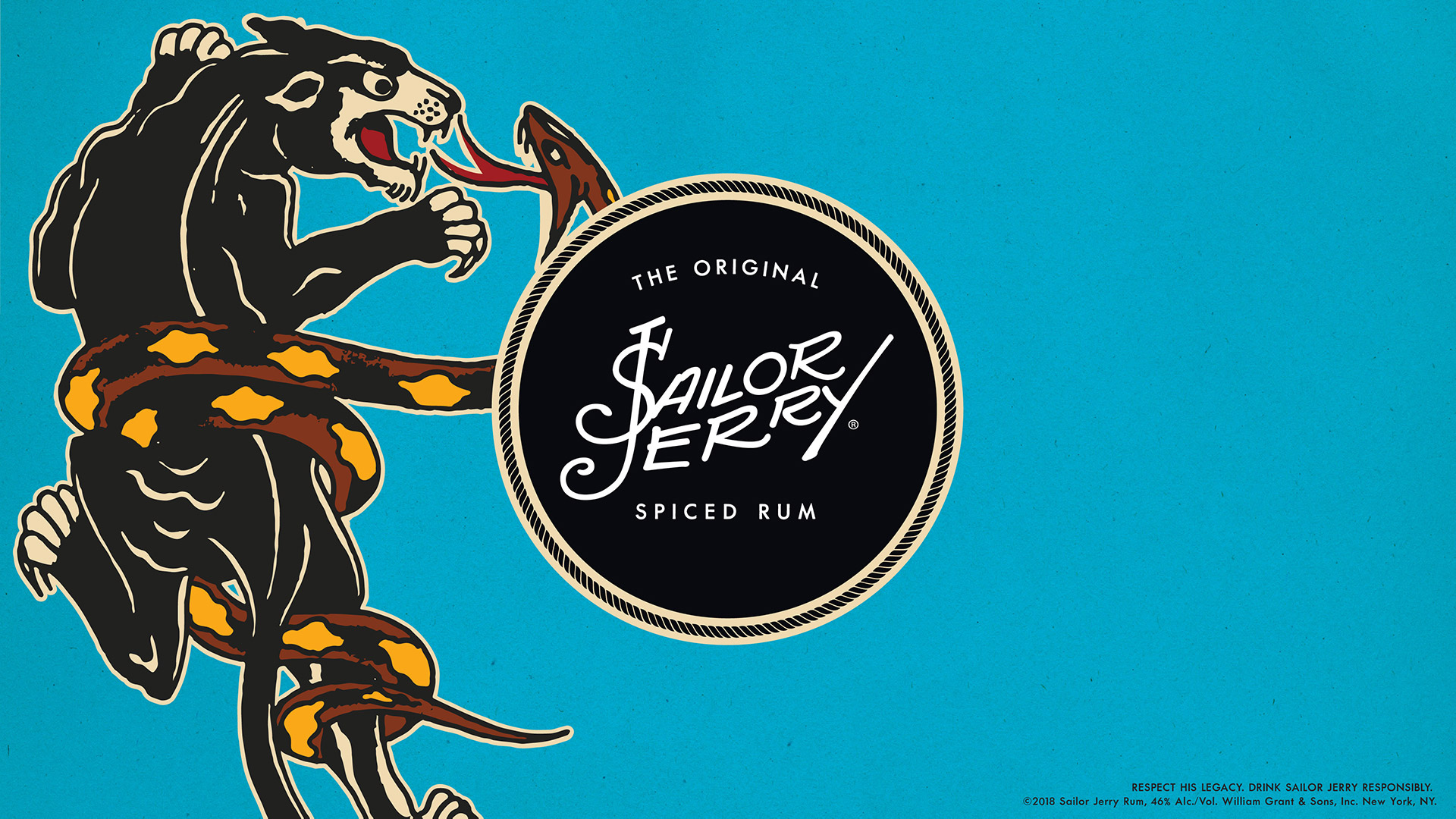 Laptop - Sailor Jerry Iphone Background , HD Wallpaper & Backgrounds