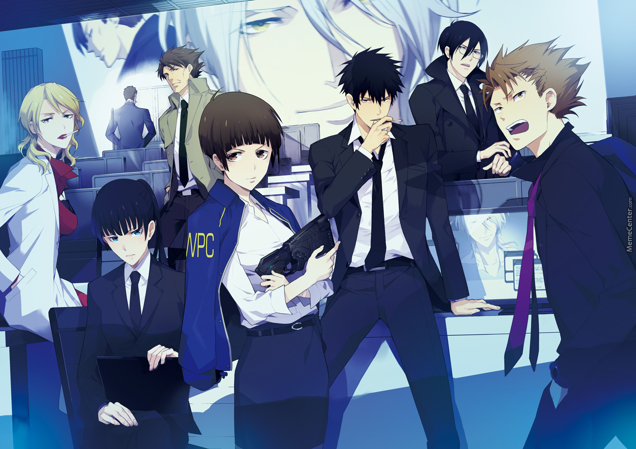 My Latest Laptop Wallpaper - Psycho Pass Pixiv , HD Wallpaper & Backgrounds