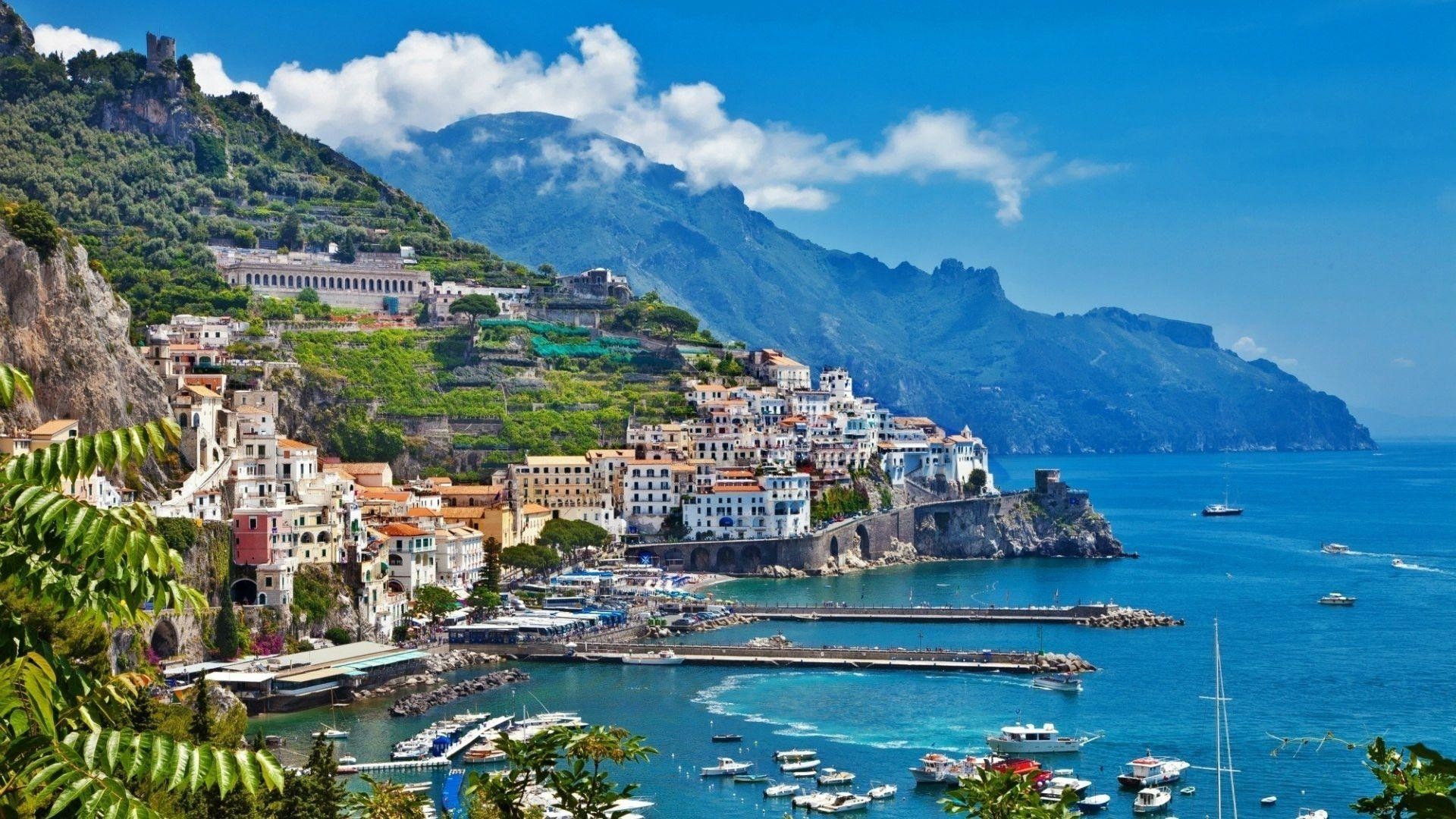 Amalfi, Italy Computer Wallpapers, Desktop Backgrounds - Amalfi Coast , HD Wallpaper & Backgrounds