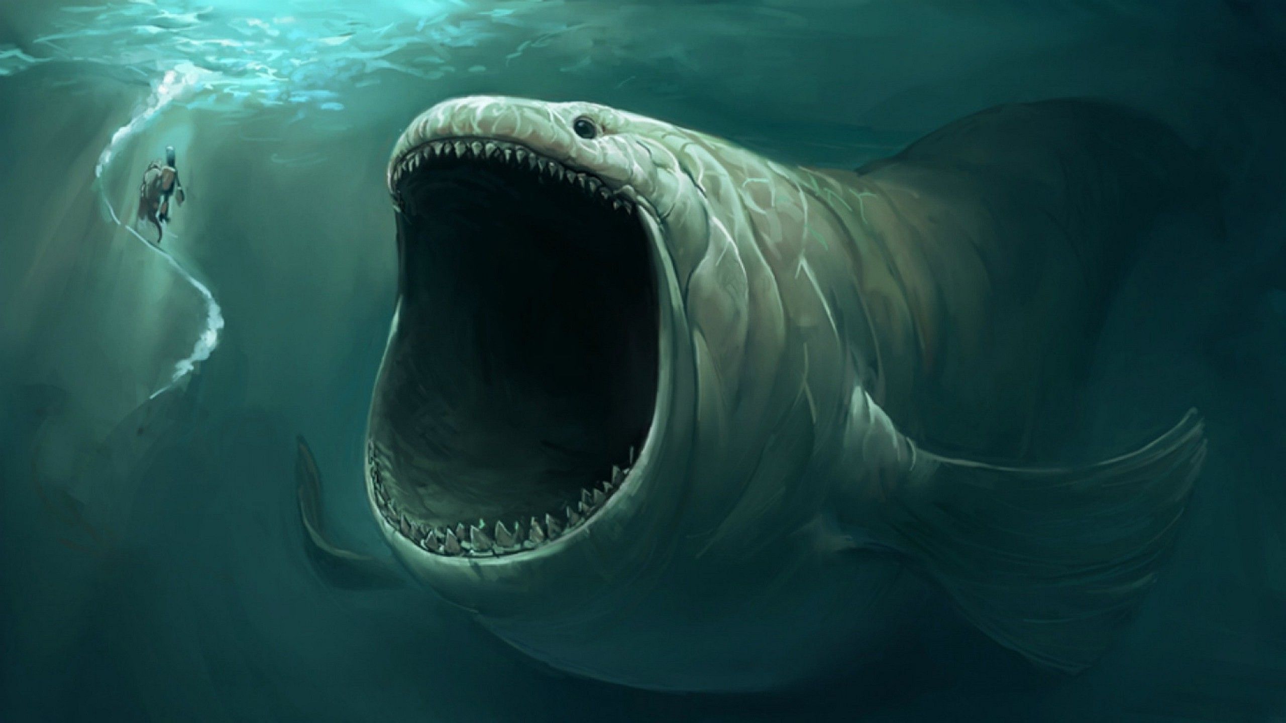 Ocean Fish Wallpaper Hd Download Free - Underwater Creatures , HD Wallpaper & Backgrounds