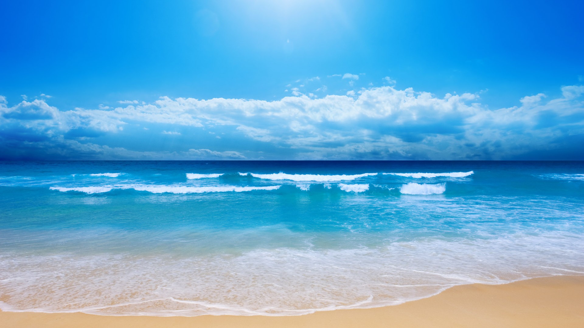 Beach Wallpaper Desktop Background 60 129 Beach Wallpaper - Ocean Background , HD Wallpaper & Backgrounds