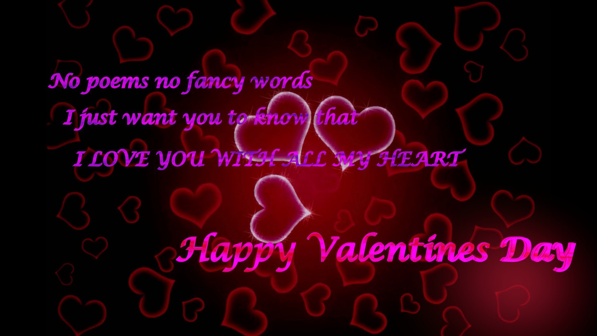 Valentine Day Poems From Love Wallpaper Gf Bf - Happy Valentines Day To All Of You , HD Wallpaper & Backgrounds