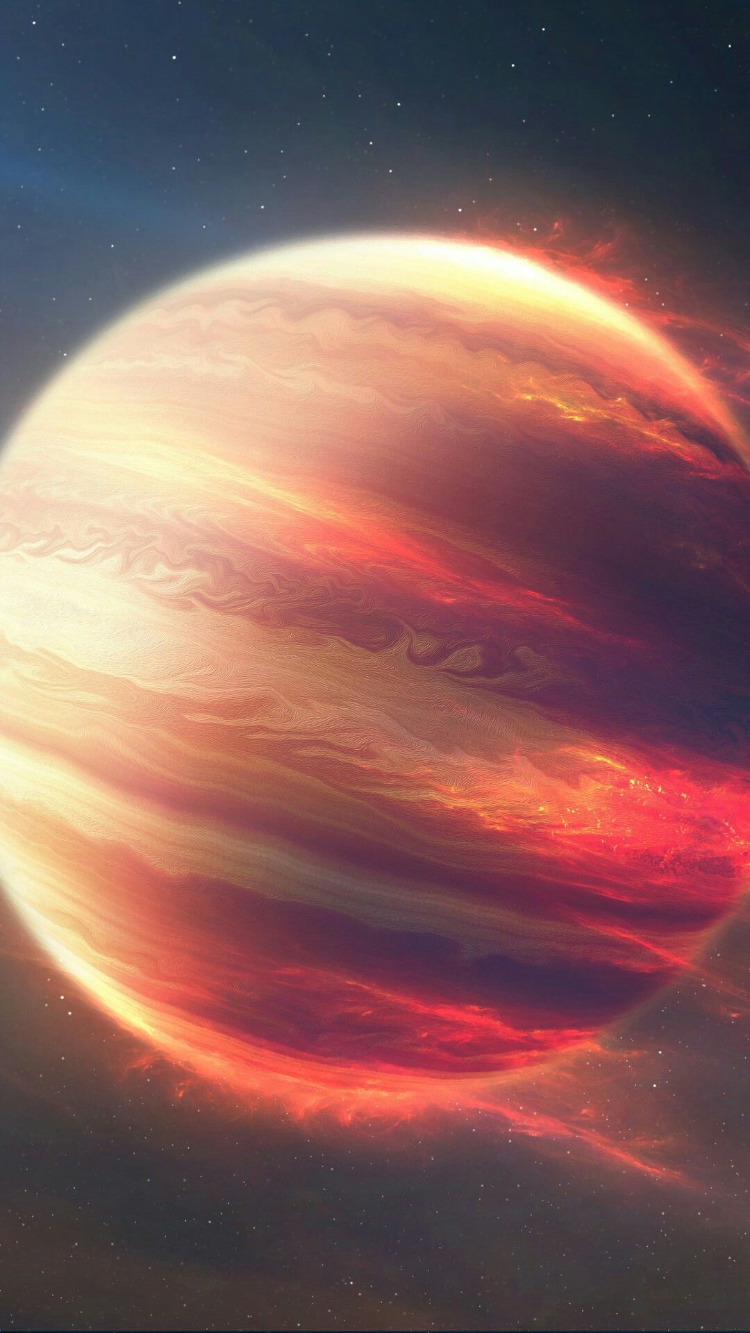 A Good Wallpaper - Fantasy Space Planets Art , HD Wallpaper & Backgrounds