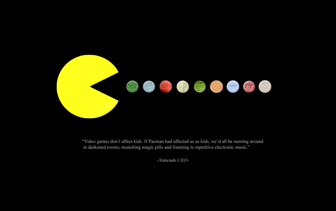 Wide Pacman Is Good Wallpapers - Video Games Don T Affect Kids If Pacman , HD Wallpaper & Backgrounds
