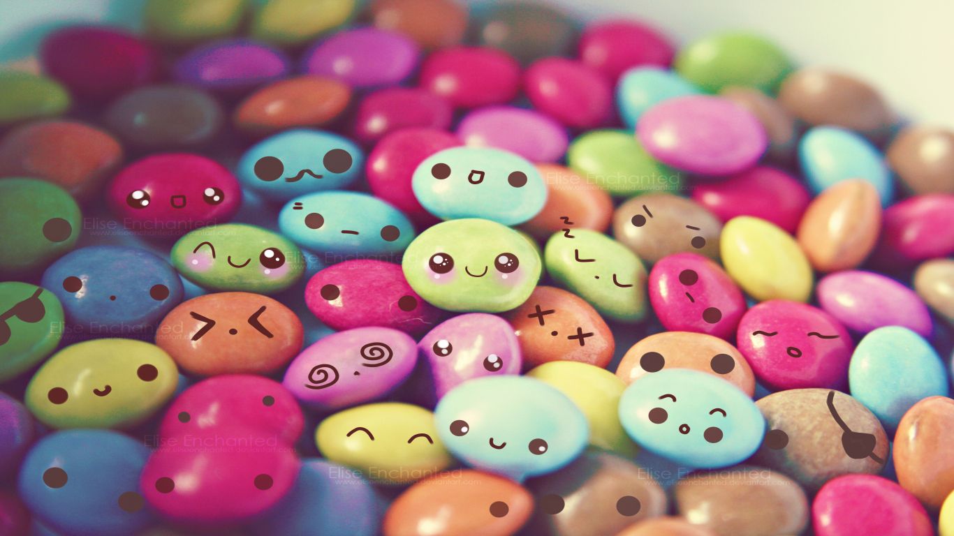 Pretty Wallpapers Backgrounds Gq » Wallpaperun Collection - Cute Candy , HD Wallpaper & Backgrounds