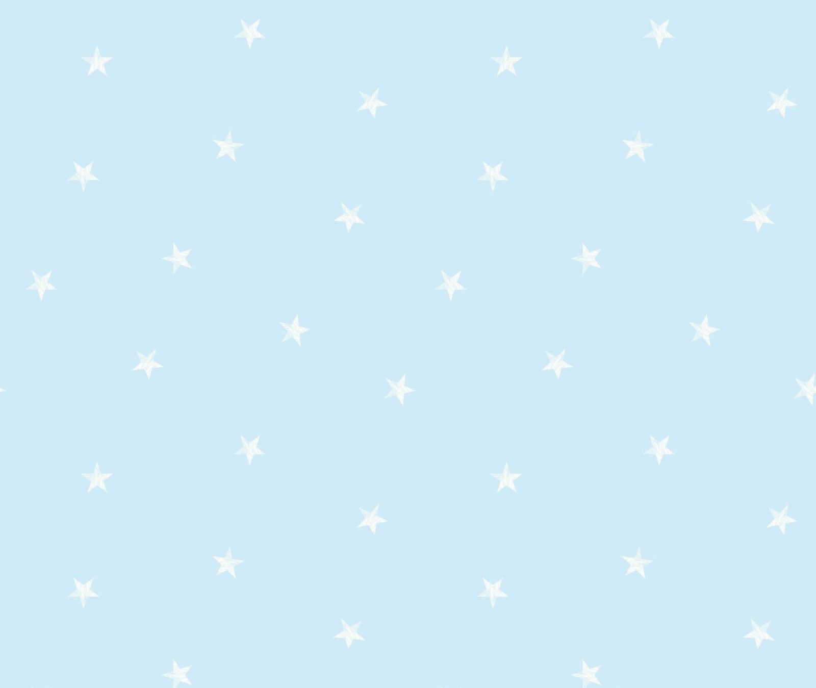 Blue White Stars Childrens Boys Girls Kids Nursery - Star , HD Wallpaper & Backgrounds