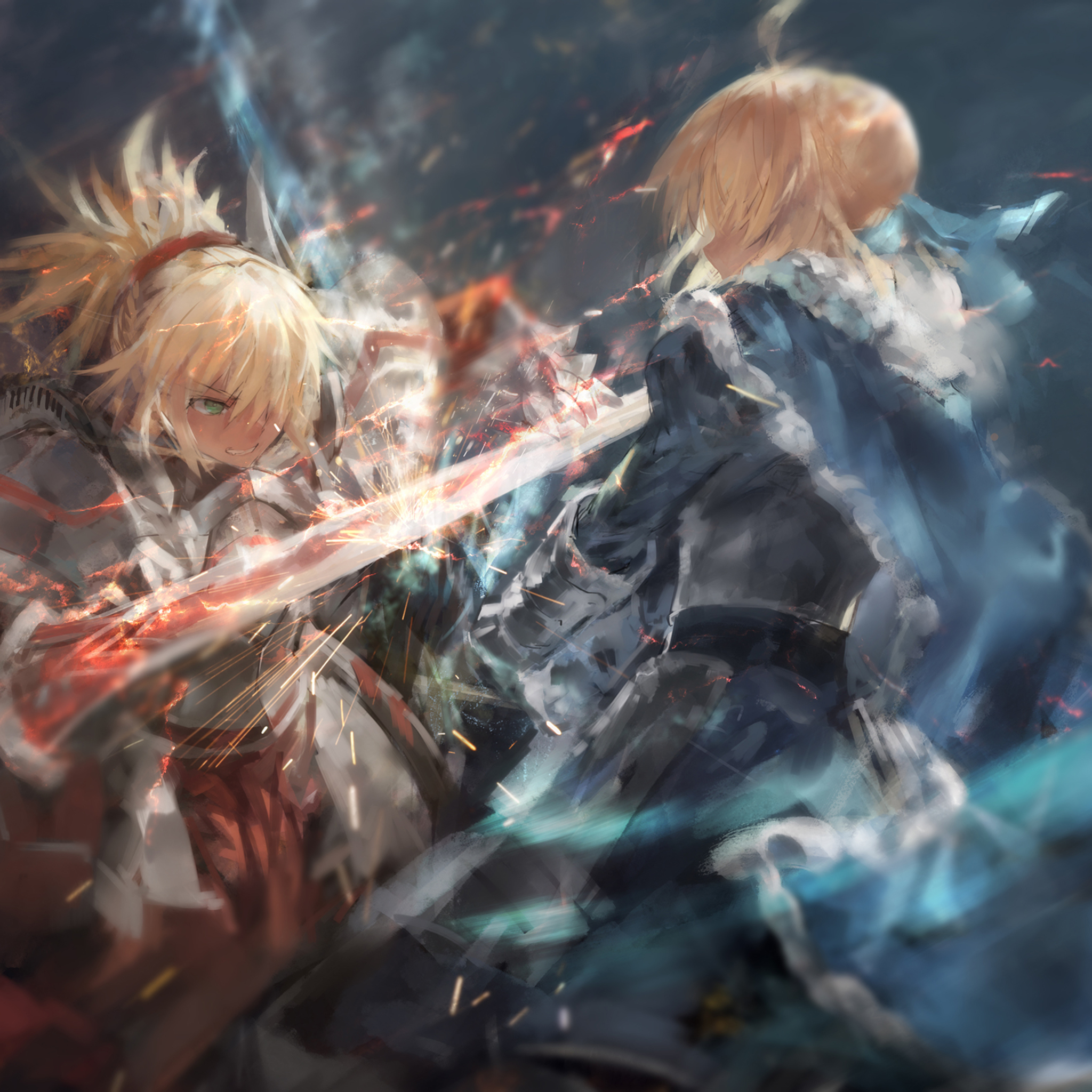 Saber Fate Apocrypha Ze - Mordred Fate Stay Apocrypha , HD Wallpaper & Backgrounds