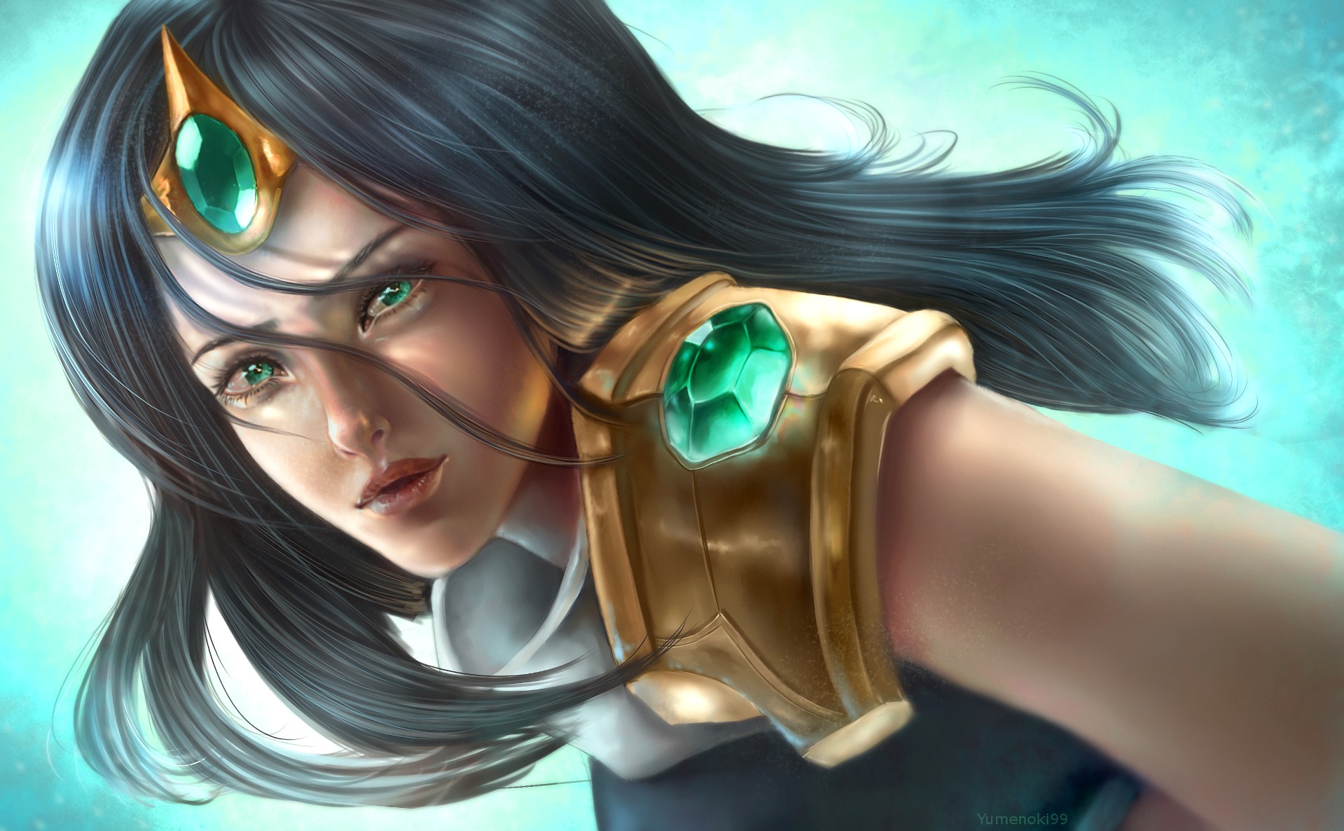 Sivir By Yumenoki Hd Wallpaper Fan Art Artwork League - Sivir Portrait , HD Wallpaper & Backgrounds