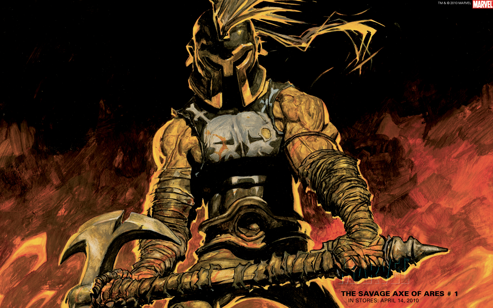 Savage Axe Of Ares Wallpaper And Background Image - Marvel Ares Axe , HD Wallpaper & Backgrounds