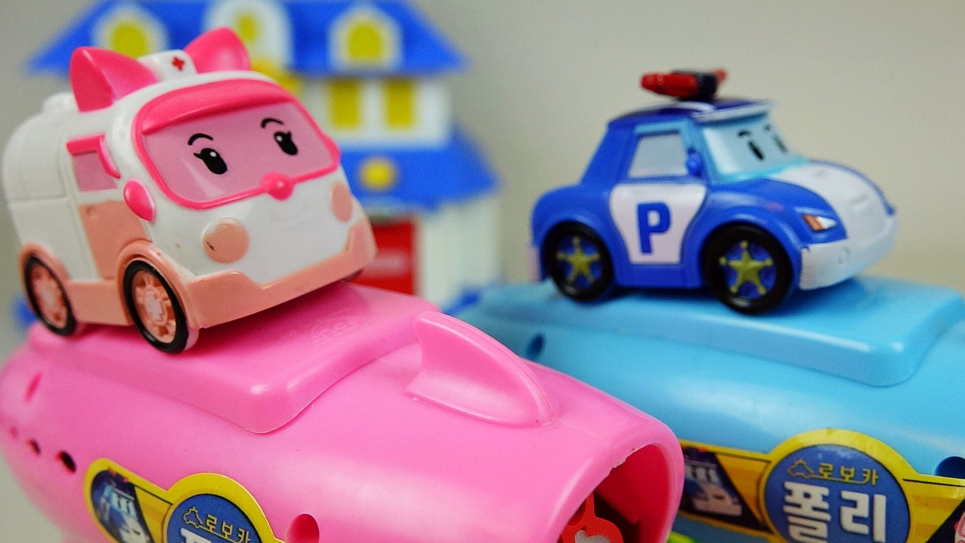 Robocar Poli Cars Bubble Shooting Toys Toy Pudding - Robocar Poli , HD Wallpaper & Backgrounds