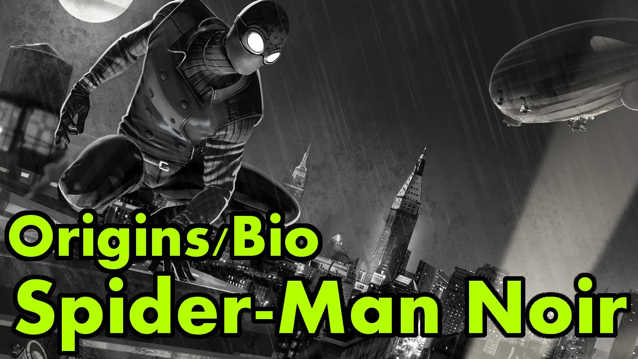 Spider-man Noir - Spider Man Shattered Dimensions Noir , HD Wallpaper & Backgrounds