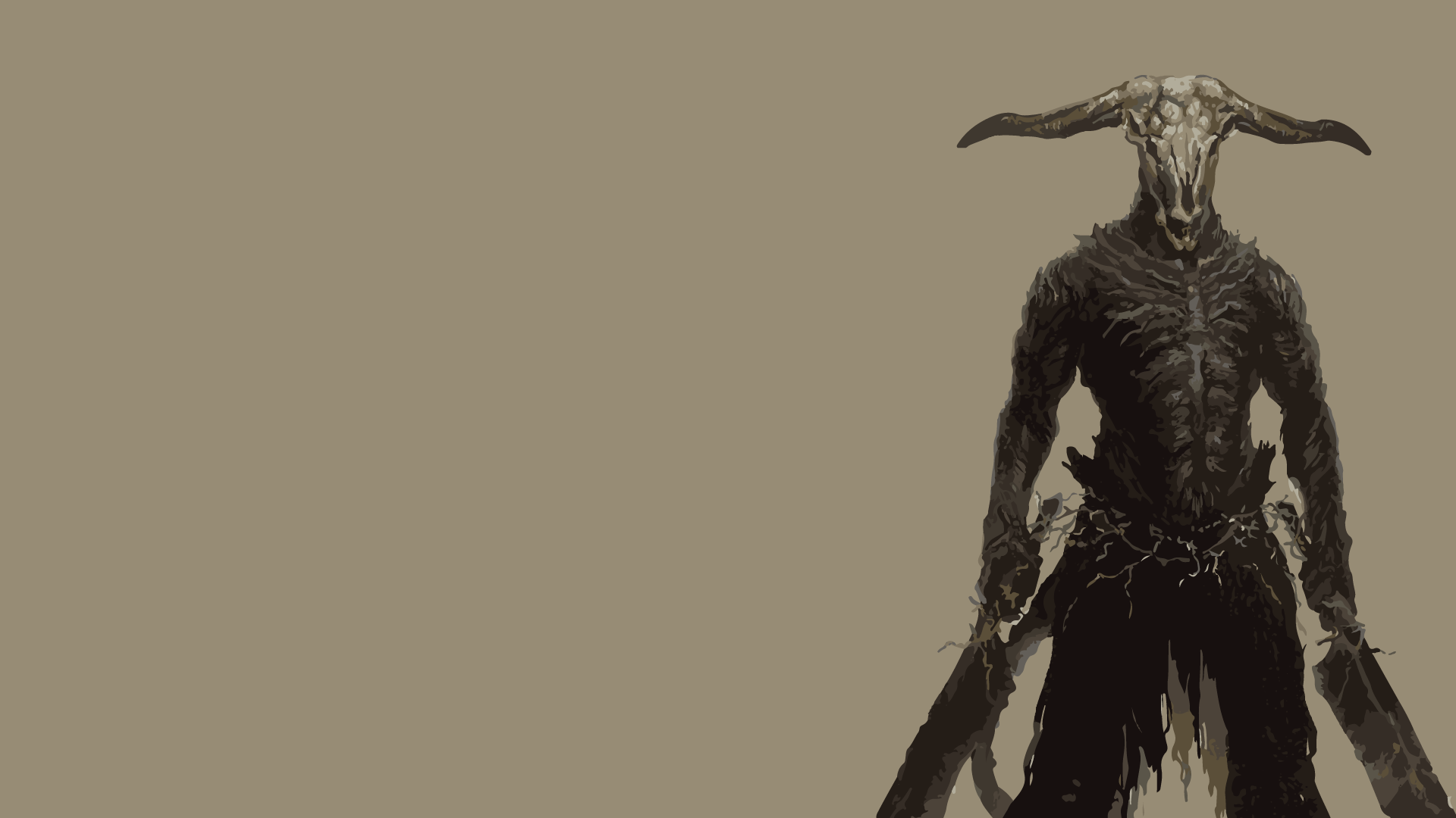 #dark Souls, #fantasy Art, #warrior, #capra Demon, - Dark Souls Capra Demon , HD Wallpaper & Backgrounds