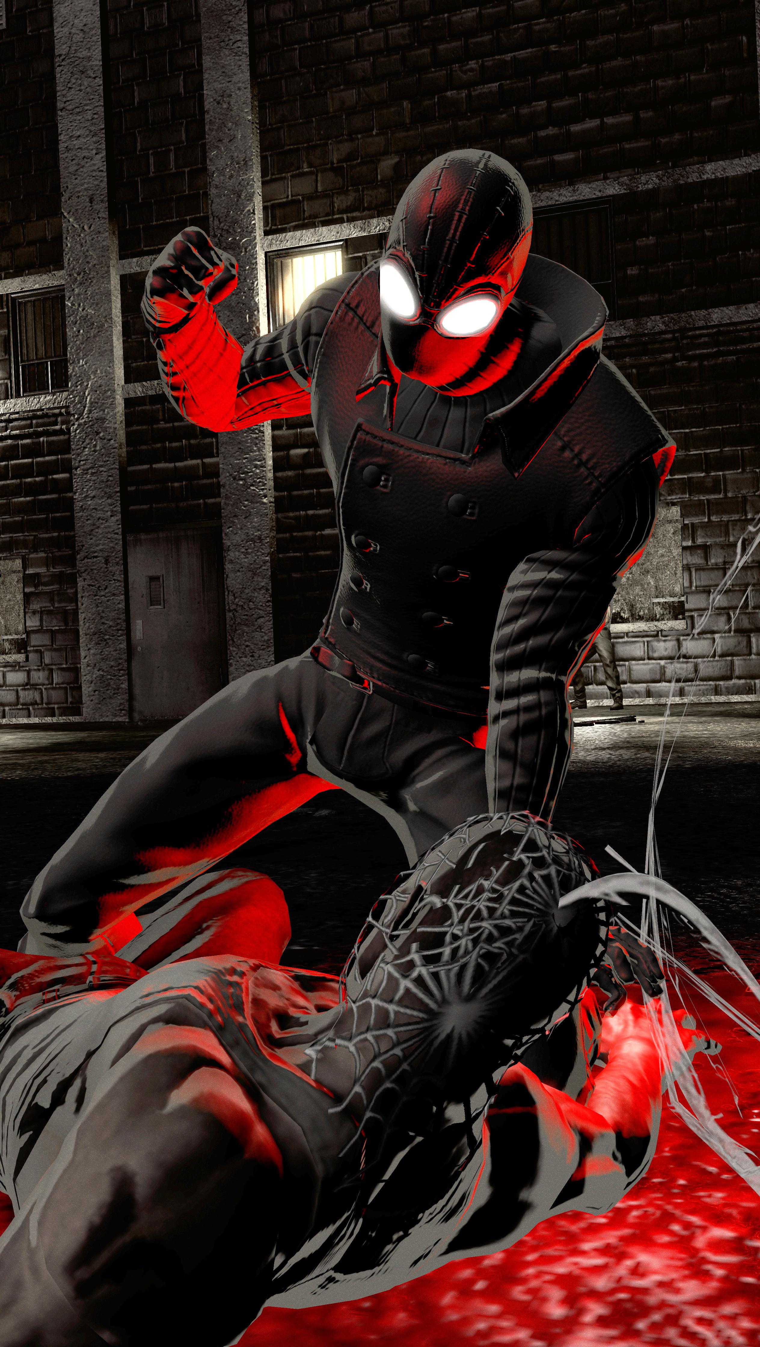 Spider Man Noir Fight , HD Wallpaper & Backgrounds