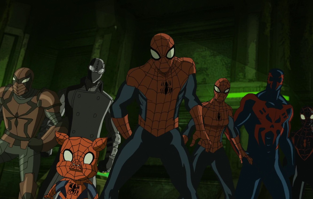 Photo Wallpaper Spider Girl, Spider Man 2099, Ultimate - Ultimate Spider Man All Spiders , HD Wallpaper & Backgrounds