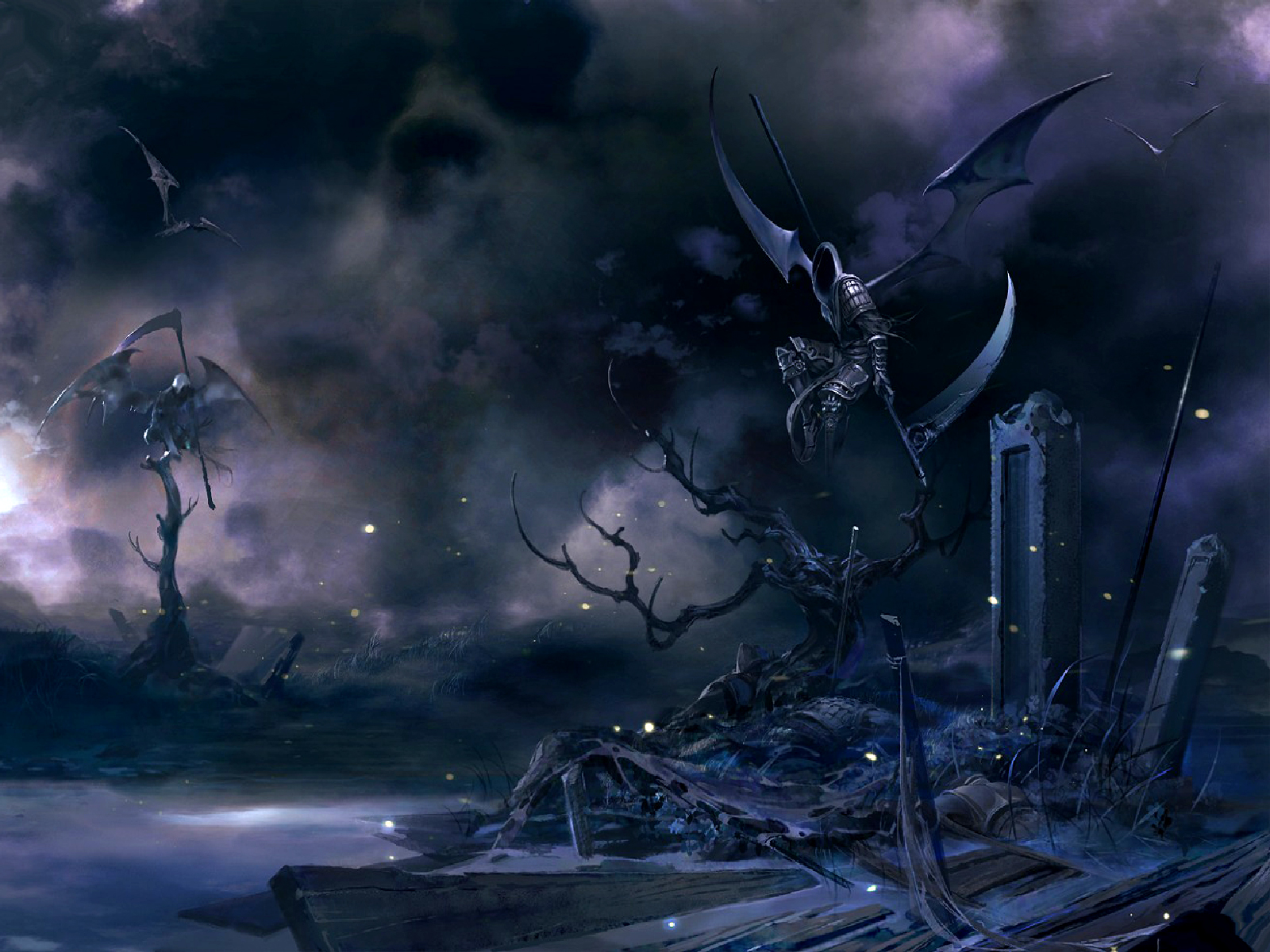 Grim Reaper Wallpaper , HD Wallpaper & Backgrounds