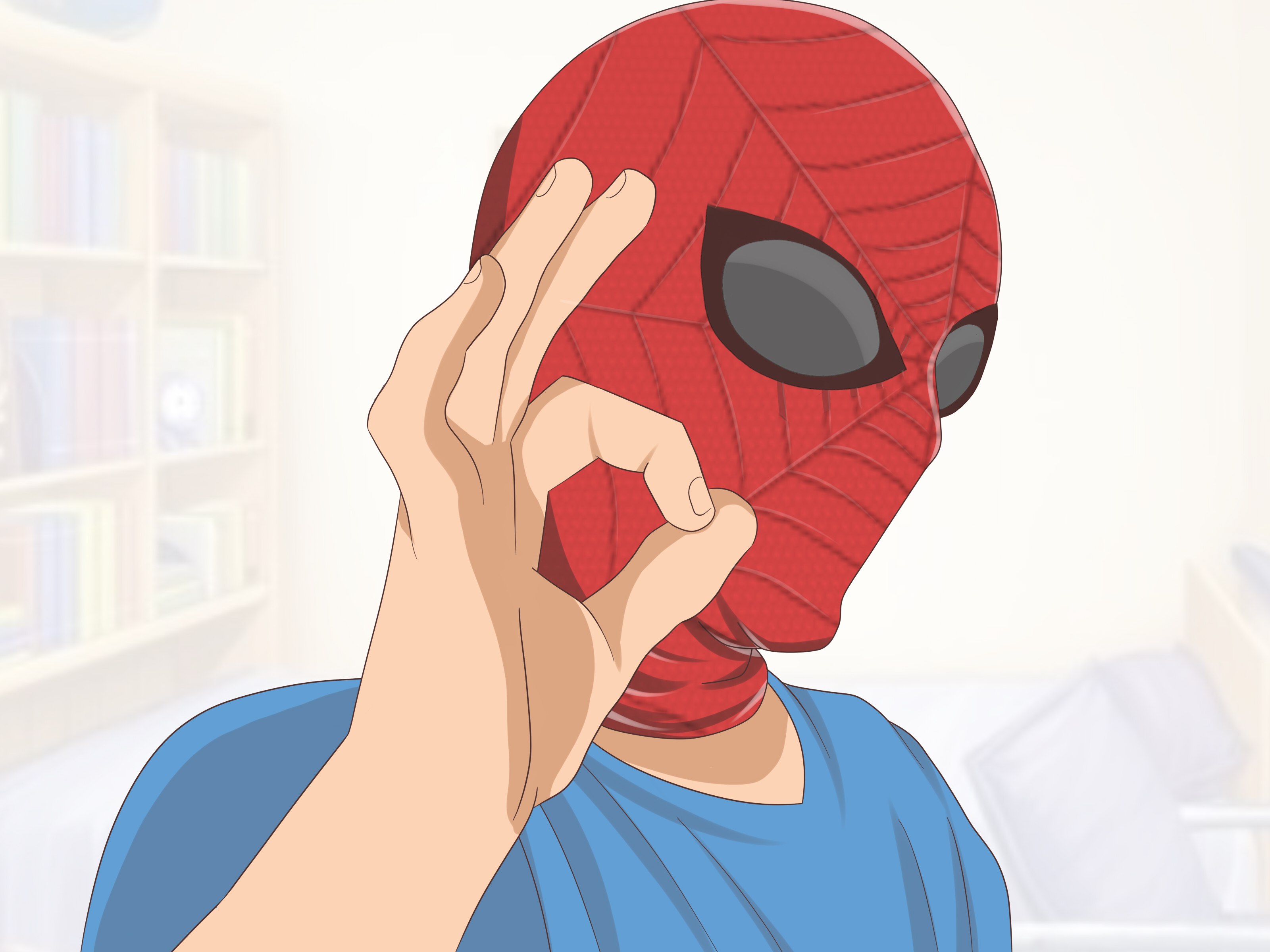 How To Make A Spider Man Mask - Make A Spiderman Homecoming Mask , HD Wallpaper & Backgrounds